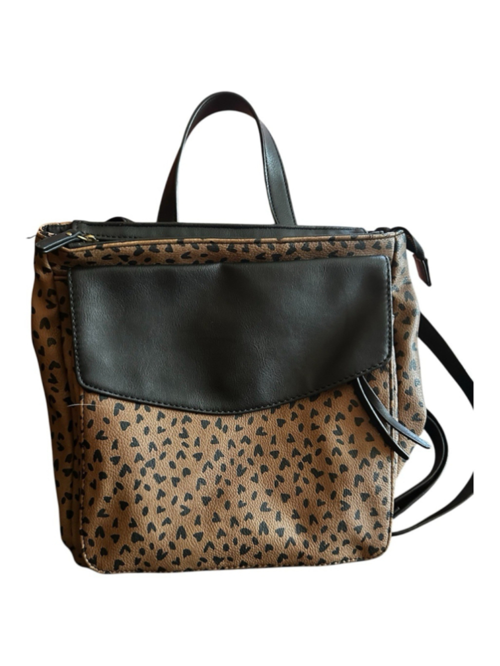 Magnolia Grace Boutique Leopard Print Backpack Purse for Women Animal Print Chic - Picture 2 of 12